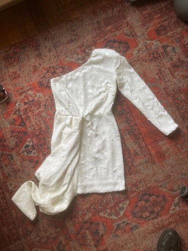 Nadine merabi white one sleeve - nadine,