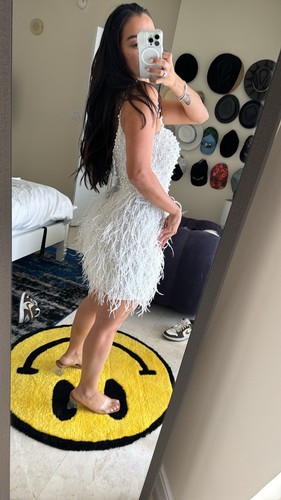 White dress nadine merabi - nadine,
