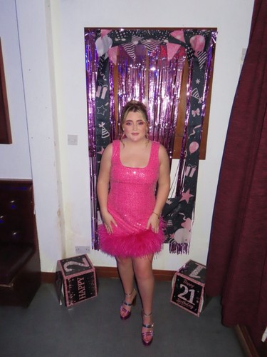 Hot pink nadine merabi dress - pink,